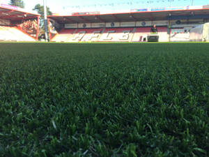 Grass Inside The Afc Bournemouth Stadium Wallpaper