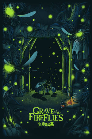Grave Of The Fireflies Movie Poster Wallpaper