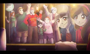 Gravity Falls Anime Art Style Wallpaper