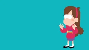Gravity Falls Mabel Vector Art Wallpaper