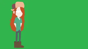Gravity Falls Wendy Corduroy Vector Art Wallpaper
