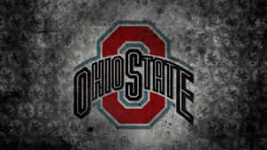 Gray Aesthetic Ohio State Football Team Logo Wallpaper