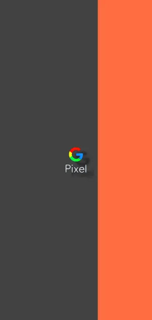 Gray And Orange Google Pixel 5 Wallpaper