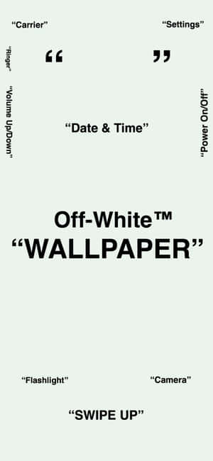 Gray Background Off White Iphone Wallpaper