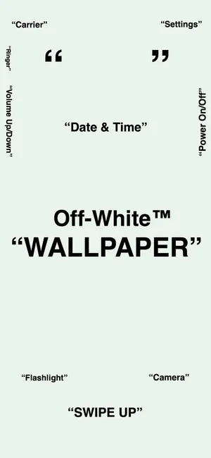 Gray Background Off White Iphone Wallpaper