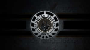 Gray Battlestar Galactica Logo Wallpaper