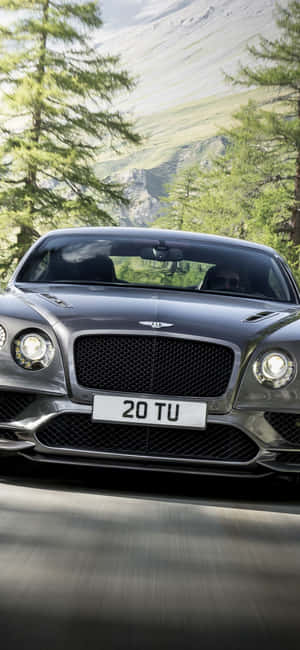 Gray Continental Bentley Iphone Wallpaper