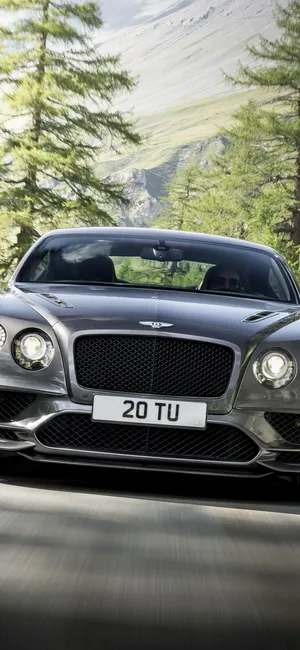 Gray Continental Bentley Iphone Wallpaper