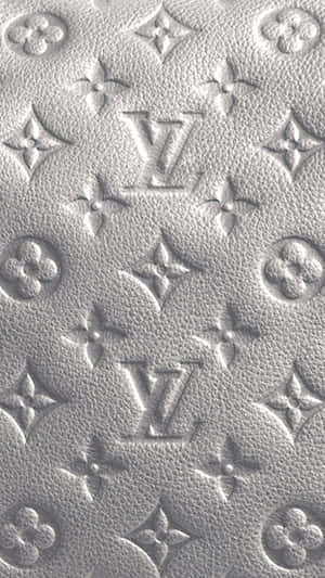 Gray Leather Louis Vuitton Elegant Iphone Display Wallpaper
