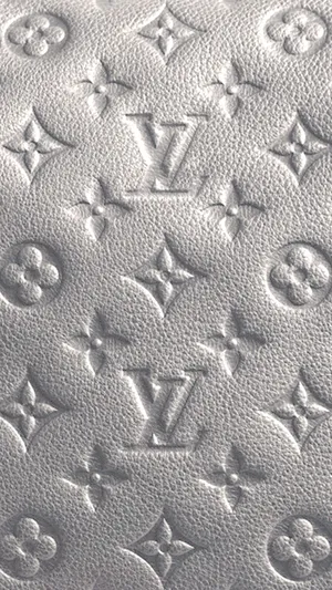 Gray Leather Louis Vuitton Elegant Iphone Display Wallpaper