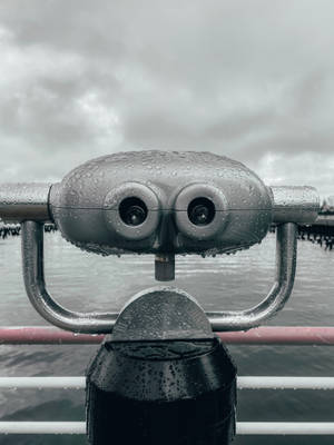 Gray Metal Viewfinder Webcam Type Wallpaper