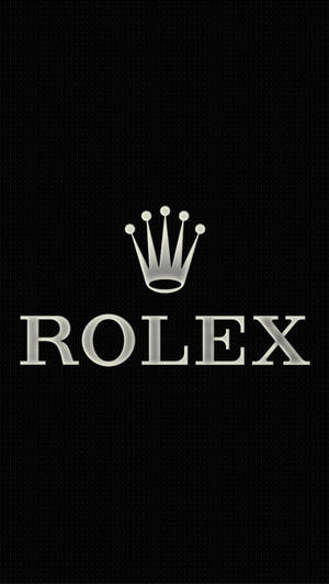 Gray Rolex Logo Wallpaper