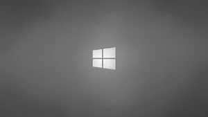 Gray Windows Logo Professional Desktop Wallpaper