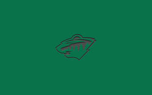 Grayish Green Minnesota Wild Logo Wallpaper