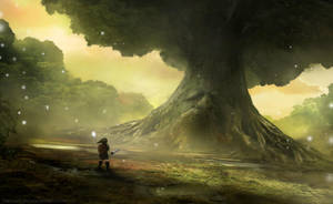 Great Deku Tree Zelda Wallpaper