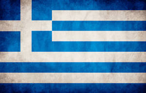 Greek Flag Digital Artwork Wallpaper