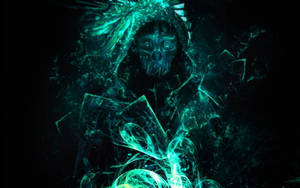 Green Aesthetic Dishonored Art Wallpaper