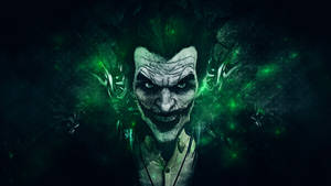 Green Aesthetic Joker Desktop Wallpaper