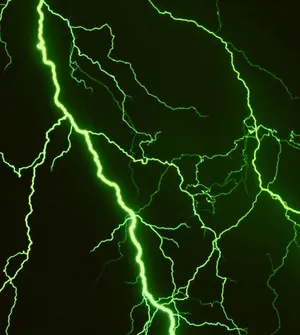 Green Aesthetic Tumblr Lightining Wallpaper