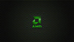 Green Amd Logo Mesh Wallpaper