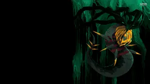 Green And Black Cave Giratina Wallpaper