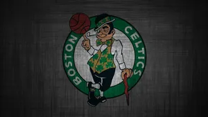 Green And White: The Celtics Logo Wallpaper