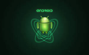 Green Android Lights Wallpaper