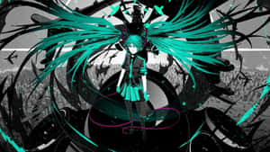 Green Anime Hatsune Miku Wallpaper