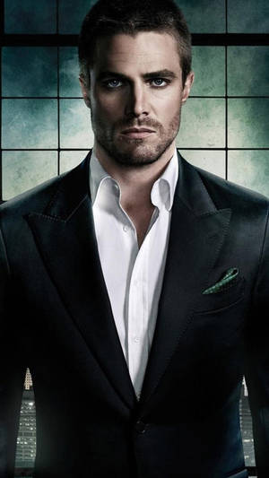 Green Arrow Guy Canadian Actor Stephen Amell Wallpaper