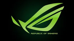 Green Asus Rog Wallpaper