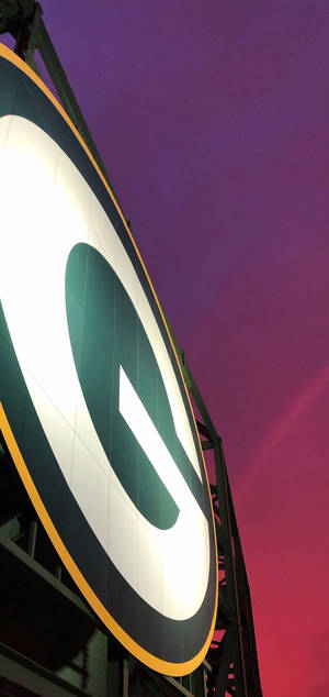 Green Bay Packers Logo At Field Wallpaper