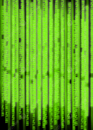 Green Binary Code Background Wallpaper