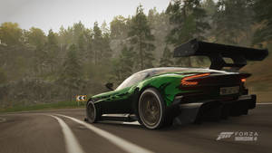 Green Car From Forza Horizon 4 Wallpaper