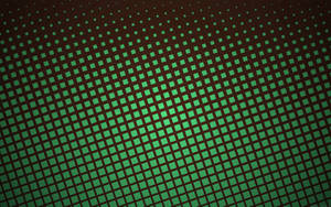 Green Cross Hatch Gradient Pixel Wallpaper