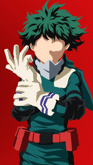 Green Deku Pfp No Face Wallpaper