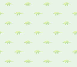 Green Dinosaur Pattern Background Wallpaper