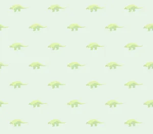 Green Dinosaur Pattern Background Wallpaper