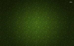 Green Floral Deep Green Wallpaper