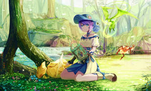 Green Forest Final Fantasy 14 Wallpaper