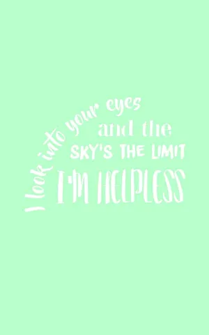 Green Hamilton Helpless Wallpaper