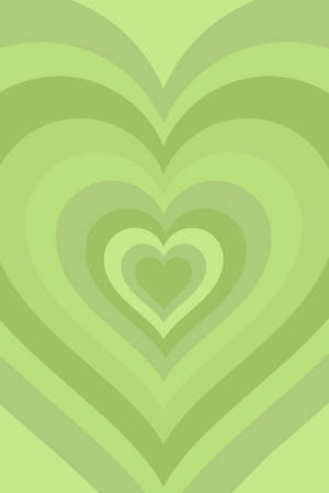 Green Heart Cool Wallpaper