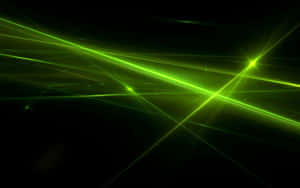 Green Led Light Abstract Image Wallpaper