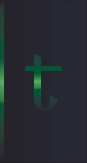 Green Letter T Wallpaper