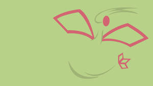 Green Minimalist Flygon Wallpaper