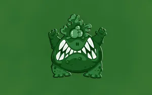 Green Monster Animated Wallpaper