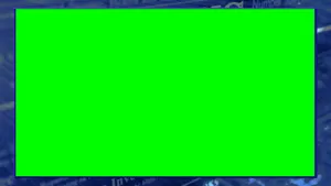 Green Screen With Blue Border Wallpaper