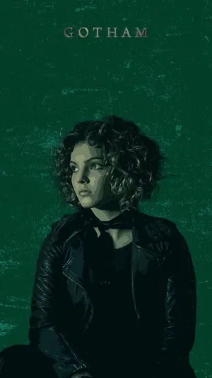 Green Selina Kyle 4k Gotham Phone Wallpaper