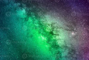 Green Space Purple Wallpaper