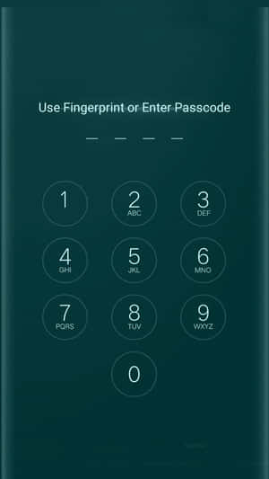 Green Tricky Lock Screen Passcorde Wallpaper