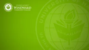 Green University Of Hawaii Windward Community College Wallpaper